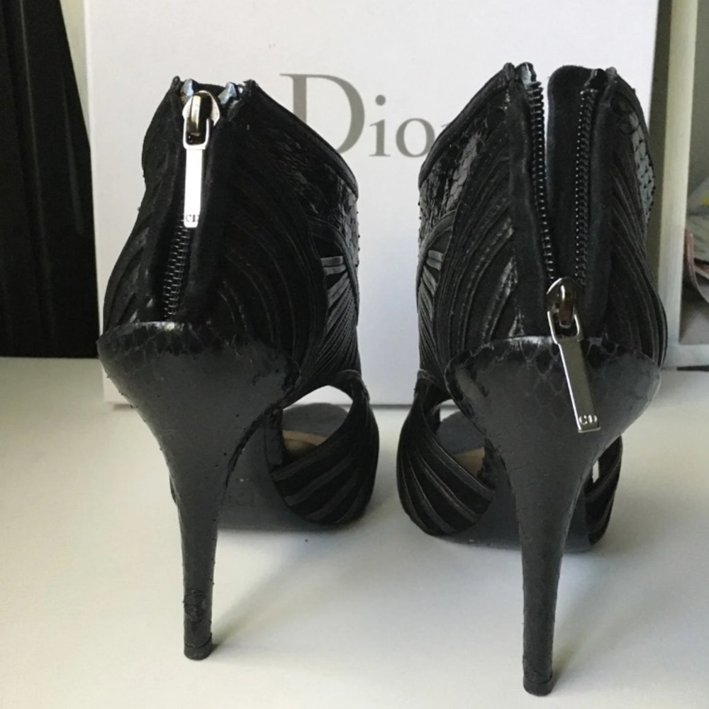 Christian Dior Python Ankle Booties - image 4